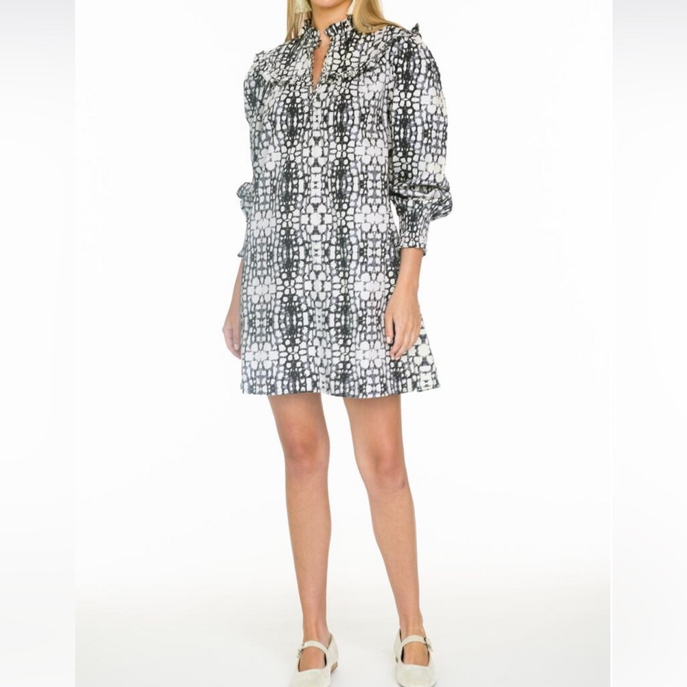 Olivia James Ella Dress - Women’s Size Small - Black Croc